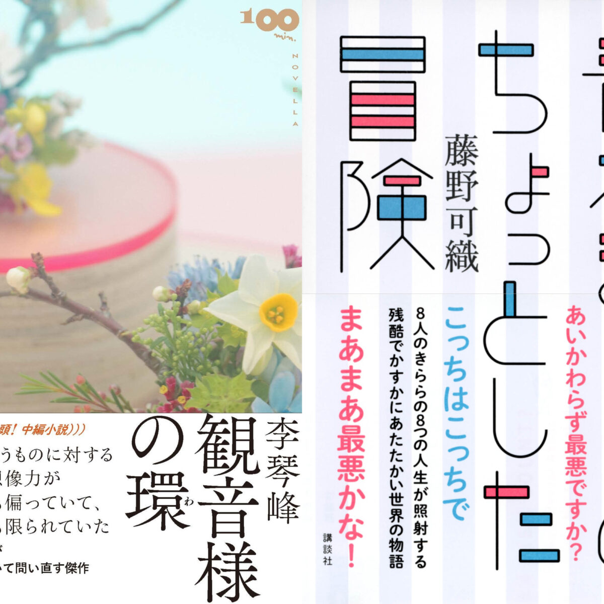 藤野可織さん『青木きららのちょっとした冒険』、李琴峰さん『観音様の環』 合同刊行記念対談